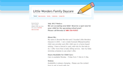 Desktop Screenshot of littlewondersdc.com