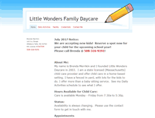 Tablet Screenshot of littlewondersdc.com